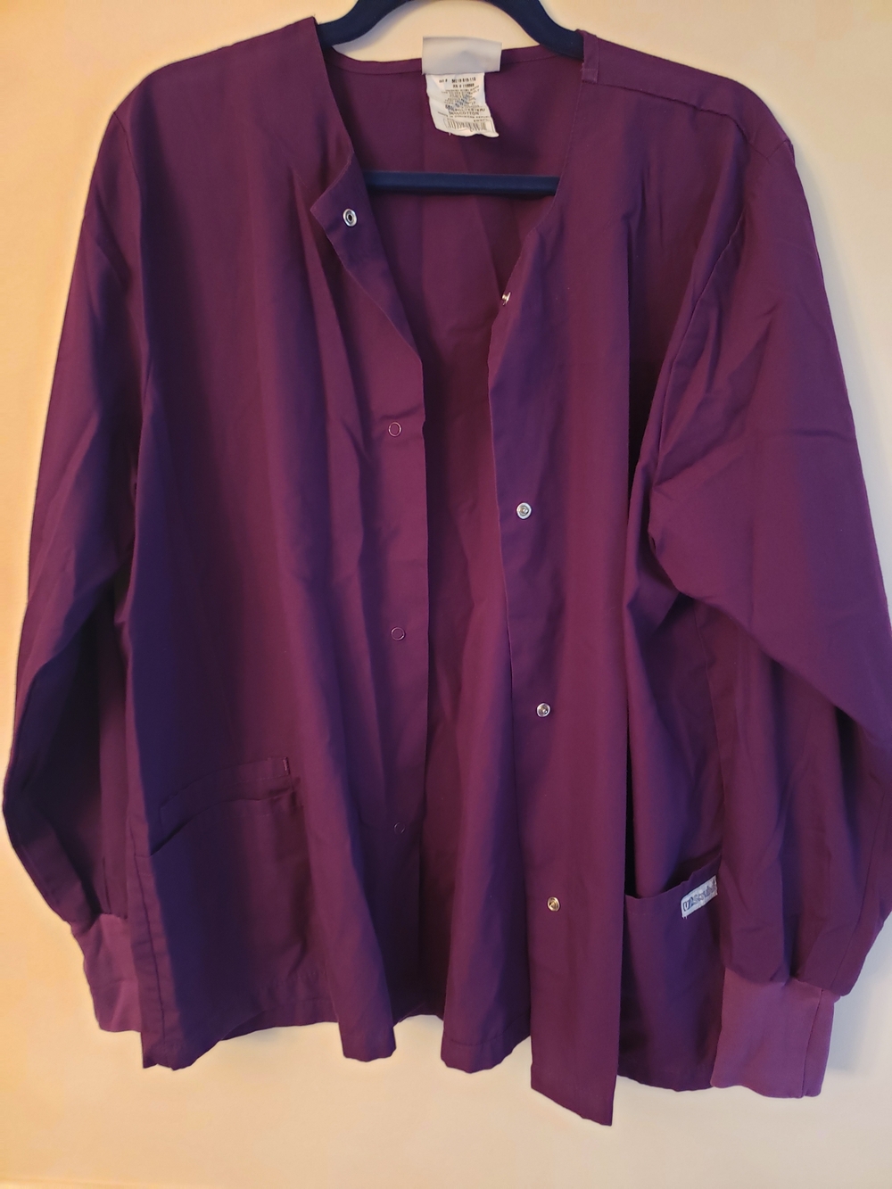 Eggplant UA Scrub Set: Size Large